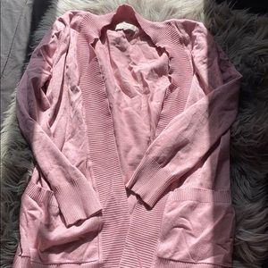 Pink cardigan